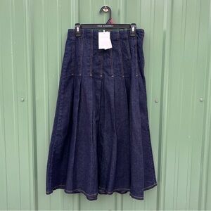 Denim A-Line Skirt